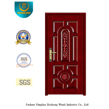 Chinese Style Armoured Security Door with Carving (b-6027)